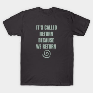 it's called return because we return T-Shirt